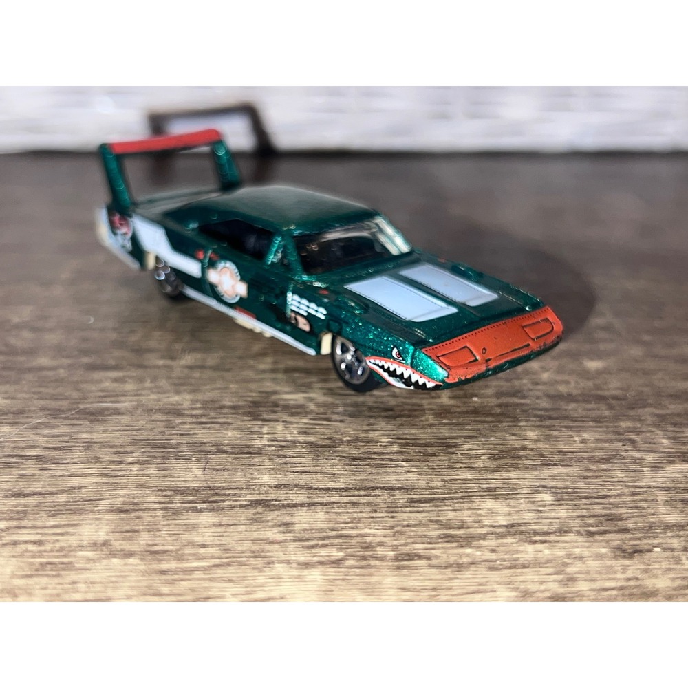 Hot Wheels 1998 Flyin' Aces Series 1970 Dodge Charger Daytona Green Loose EUC